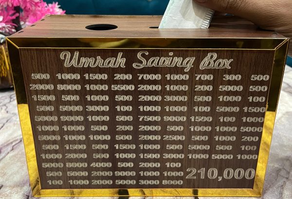 Umrah Saving Box - 210,000 Umrah Saving Box