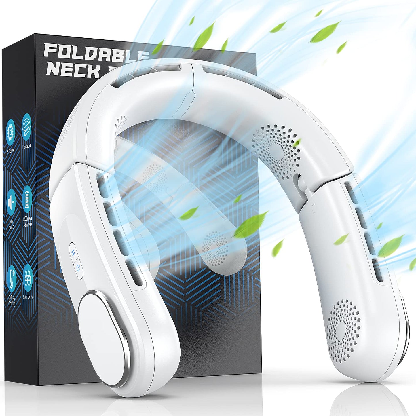 Hanging Neck Fan | Portable Rechargeable Fan